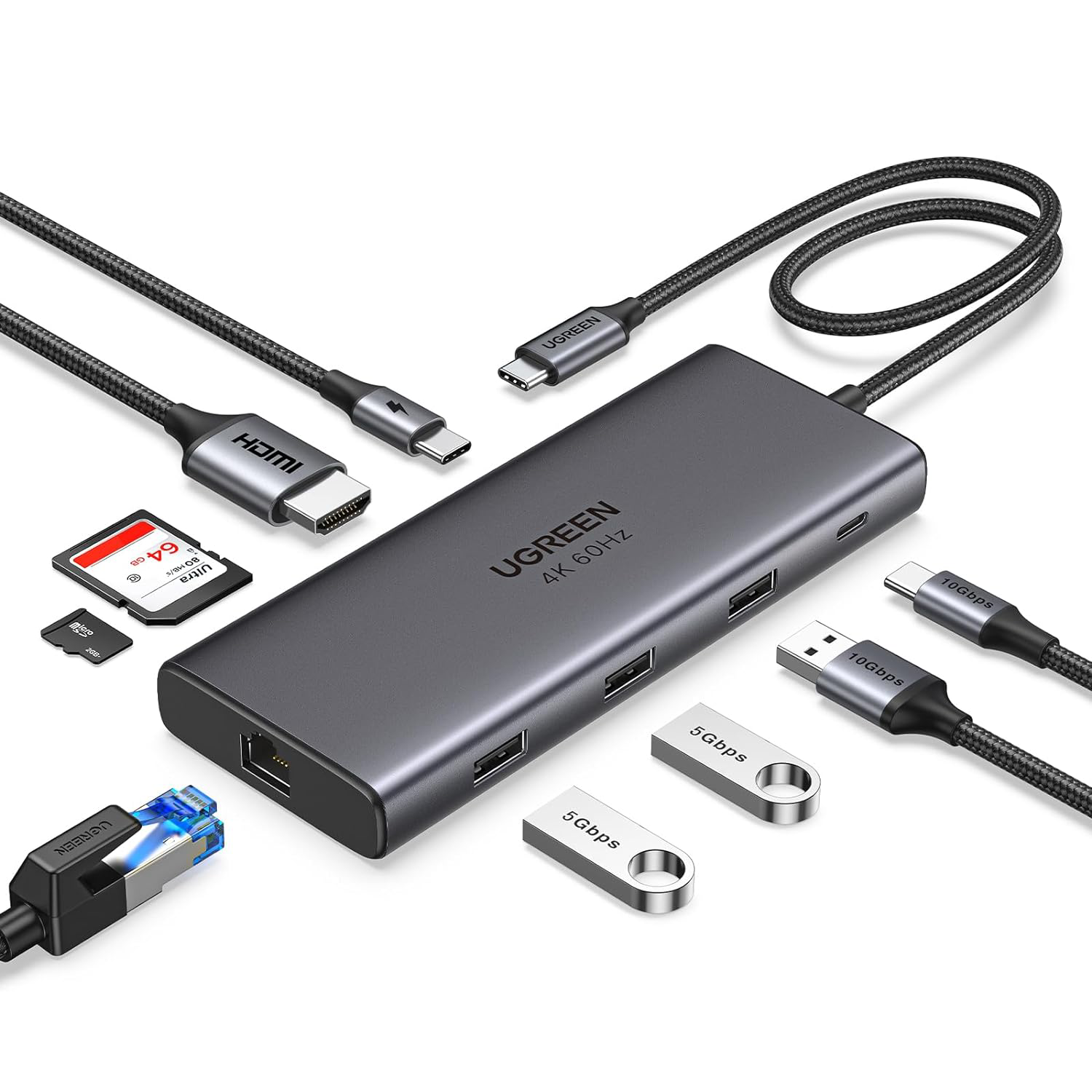 Usb C To Hdmi - UGREEN Revodok Pro 109 USB C