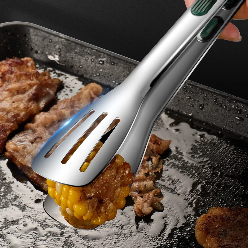 Hi Tech Kitchen Accessories - Pinças antiderrapantes de aço inoxidável, grampo