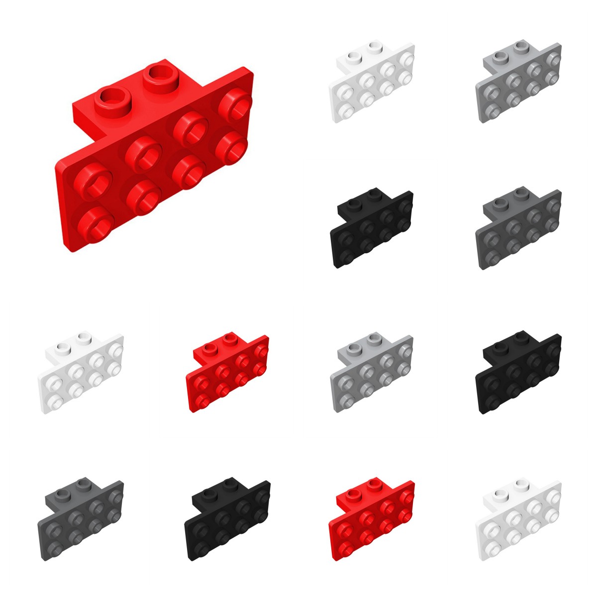 X Tech Accessories - 50 pçs 93274 21731 suporte 1x2