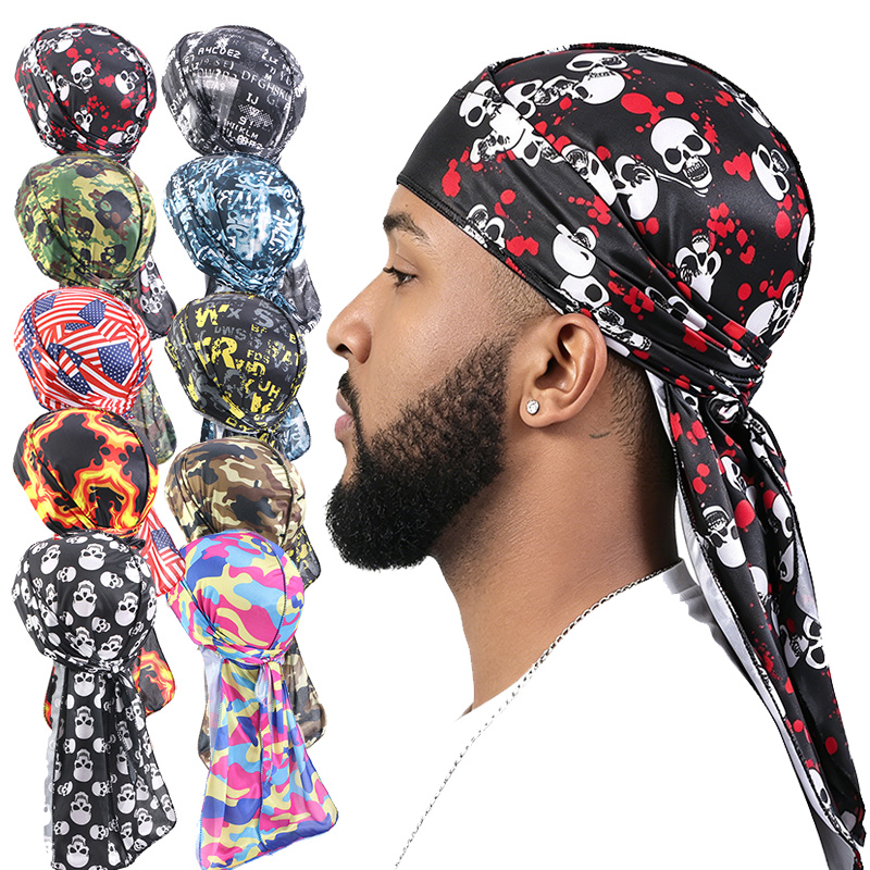 Tech Accessories For Men - 3 Peças Touca Durag de Cauda