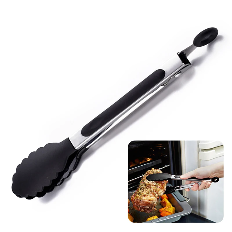 Hi Tech Kitchen Accessories - Pinça de cozinha de aço inoxidável,