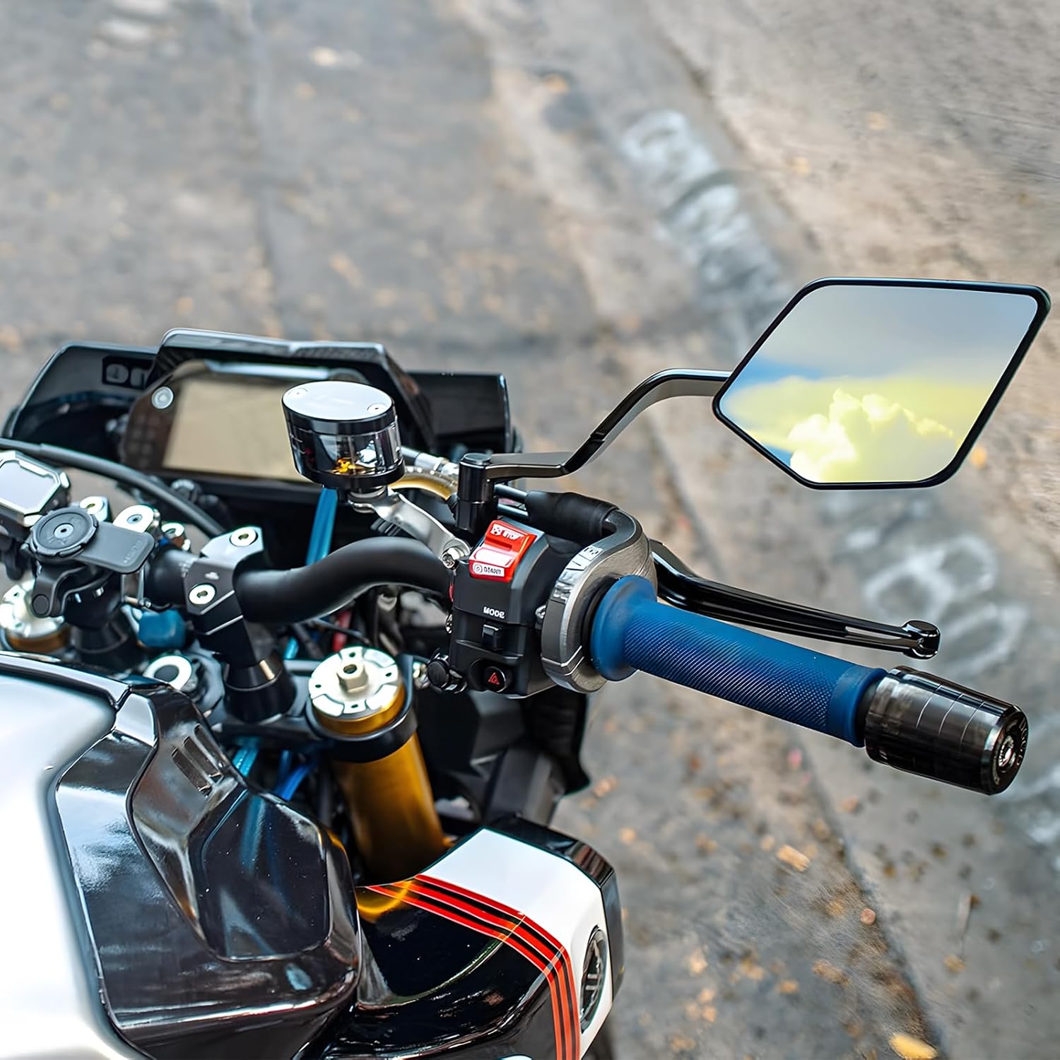 Xmax Tech Max Accessories - Espelhos da motocicleta kits de espelho