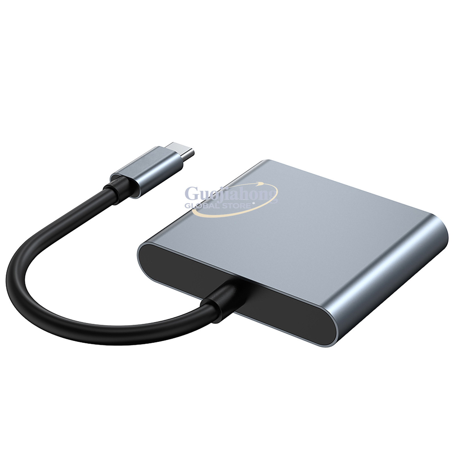 Usb C To Hdmi - Hub USB-C Transfronteiriço 3 em 1