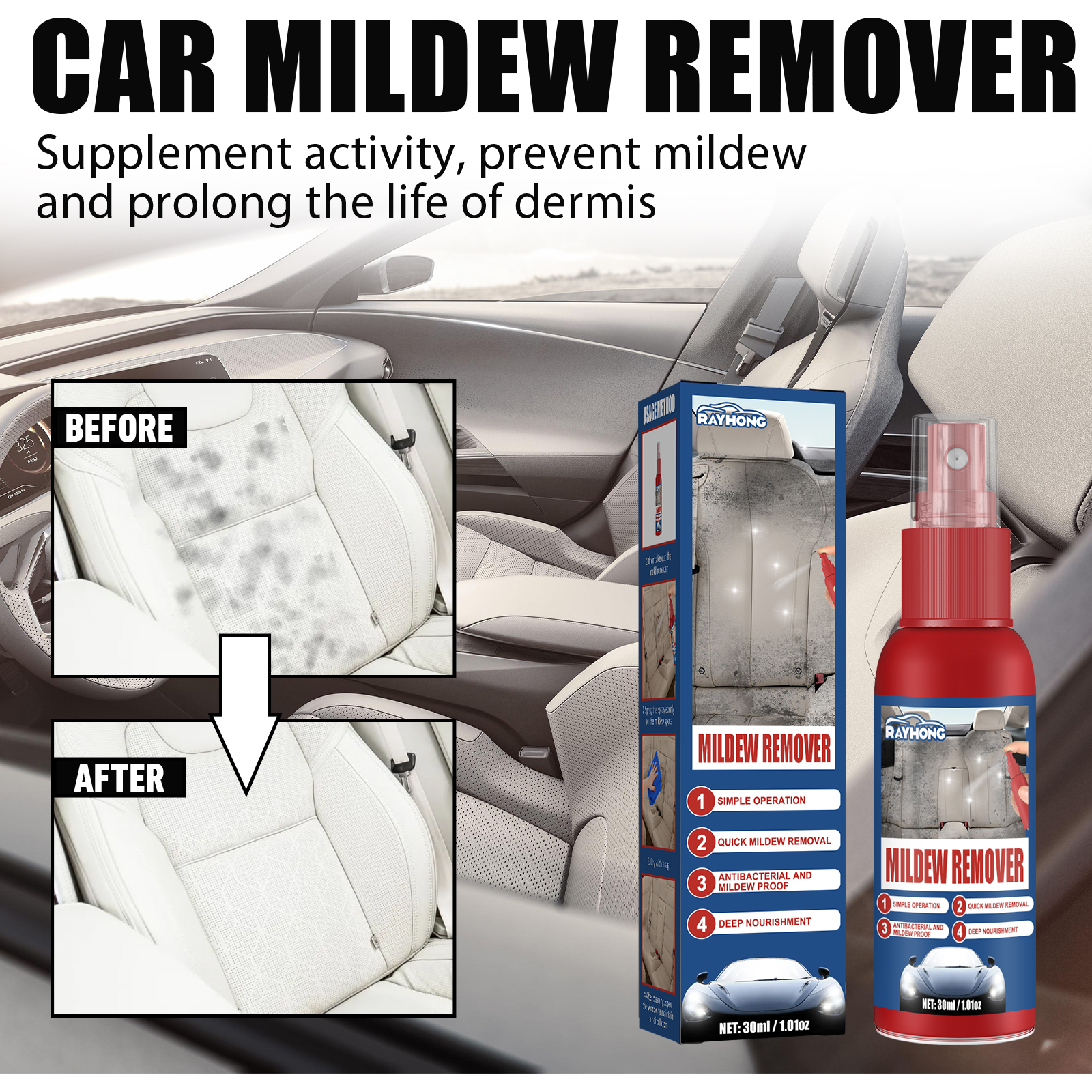 Screen Cleaner Spray - Spray Removedor de Mofo para Carros