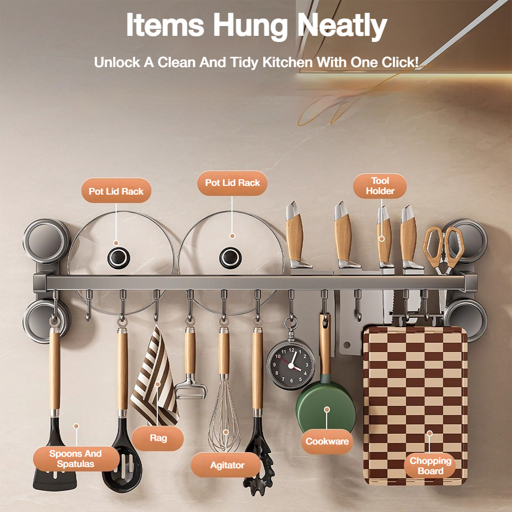 Suporte de Parede com Ventosa  - Hi Tech Kitchen Accessories avaliação e preço