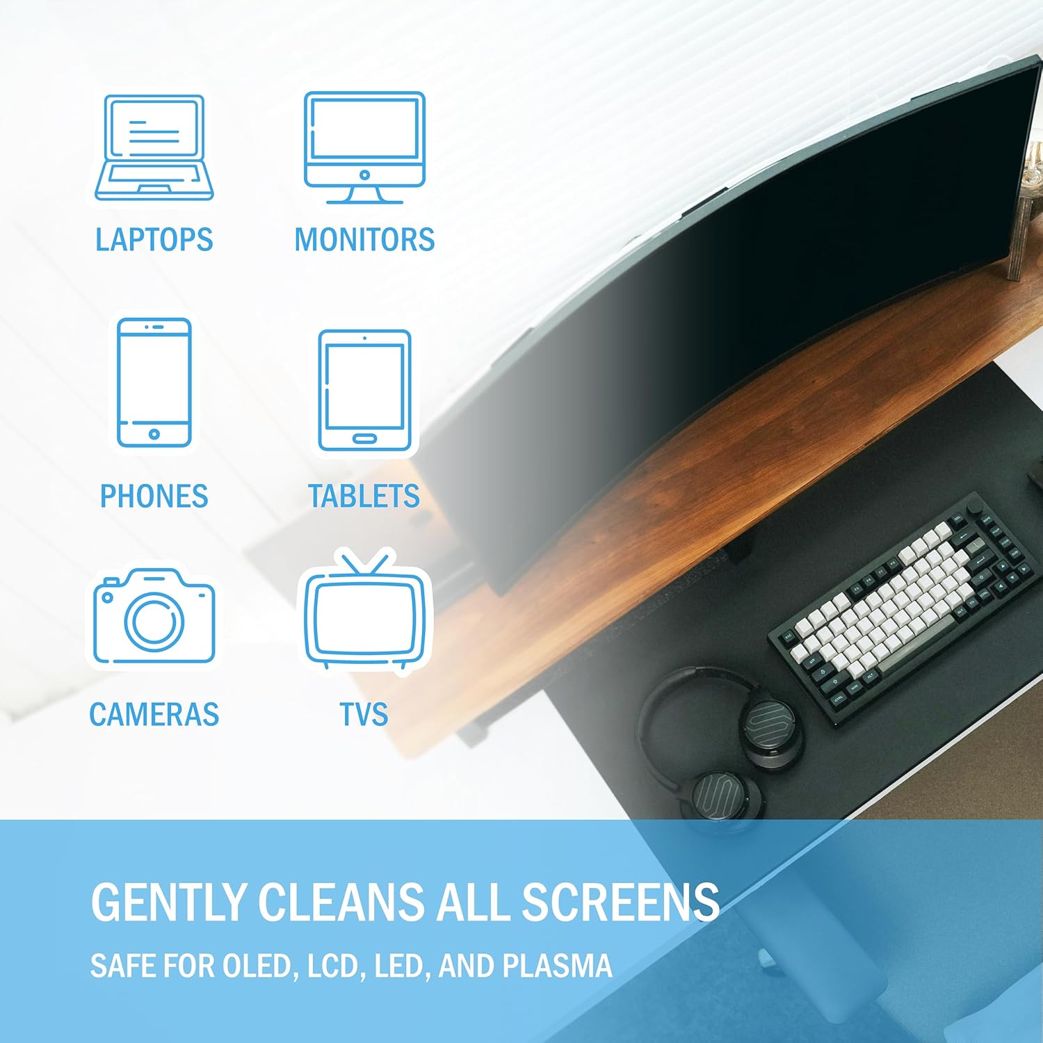Kit de spray e pano de microfi - Screen Cleaner Spray avaliação e preço