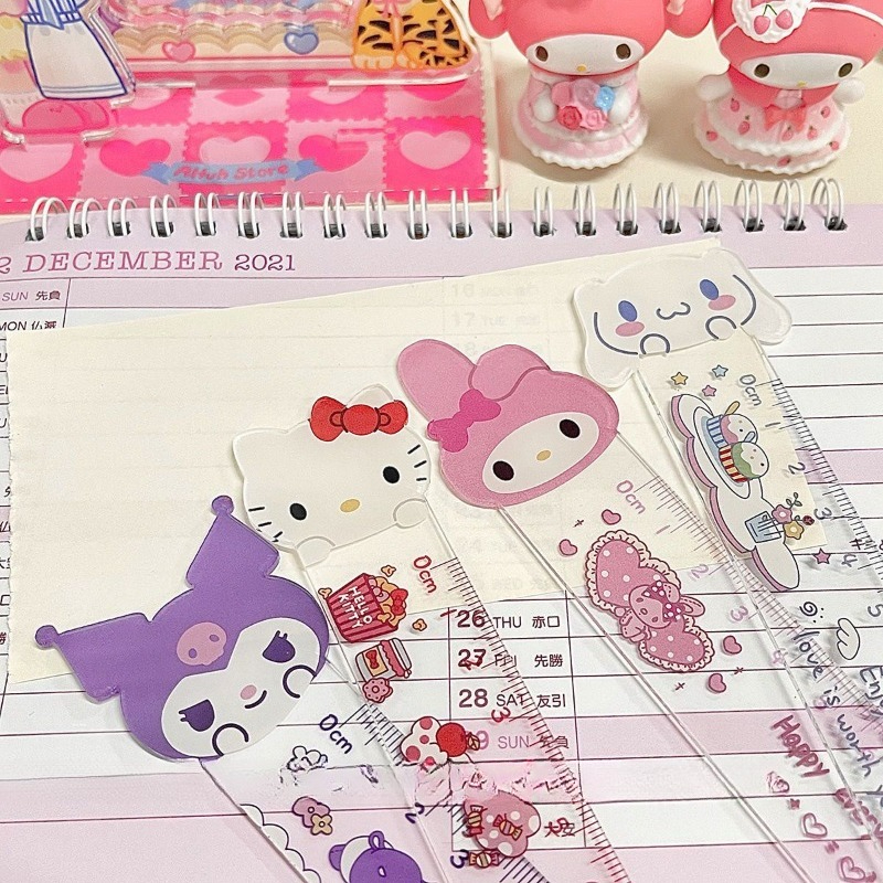Régua Cinnamoroll Fofa Sanrio: - Tech Office Accessories avaliação e preço