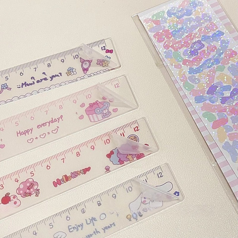 Régua Cinnamoroll Fofa Sanrio: - Tech Office Accessories avaliação e preço