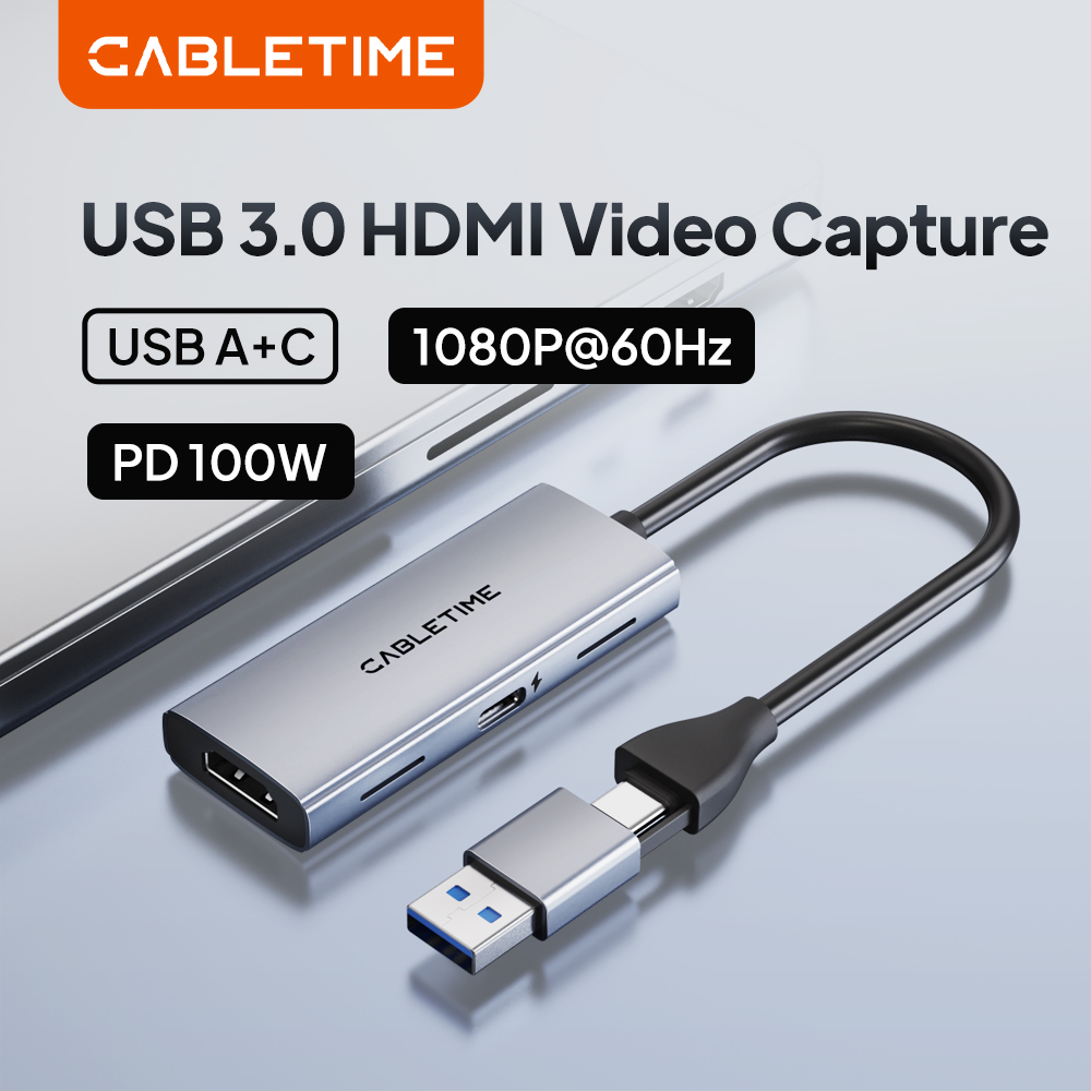 Cabletime usb 3.0 hdmi placa d - Usb C To Hdmi avaliação e preço