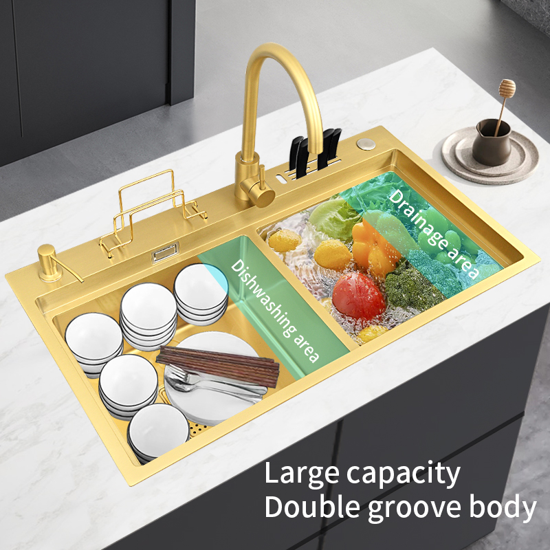 Pia de Cozinha Moderna com Cub - High Tech Kitchen Accessories avaliação e preço