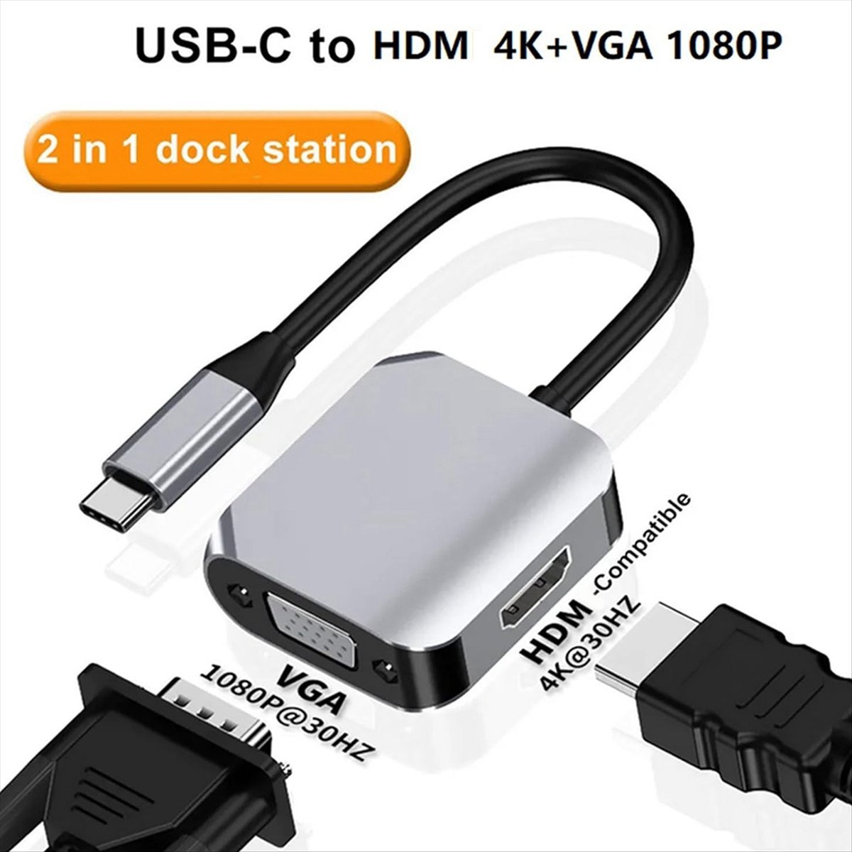 * Estação de acoplamento USB C - Usb C To Hdmi avaliação e preço