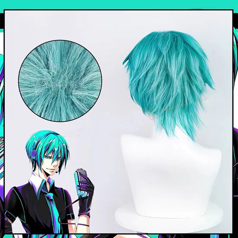 Peruca de Cosplay Mikuo Anime  - Tech Accessories For Men avaliação e preço