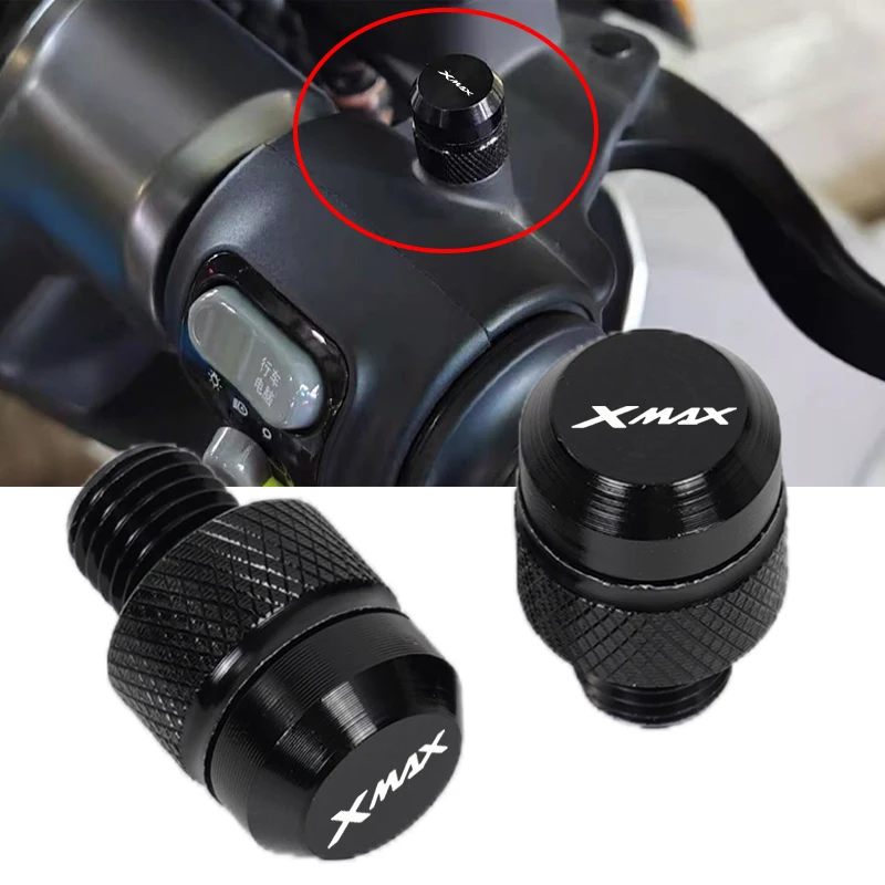 Motocicleta cnc espelho buraco - Xmax Tech Max Accessories avaliação e preço