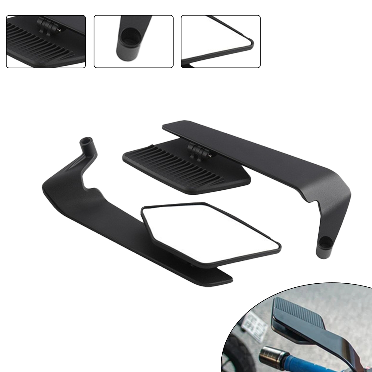 Espelhos da motocicleta kits d - Xmax Tech Max Accessories avaliação e preço