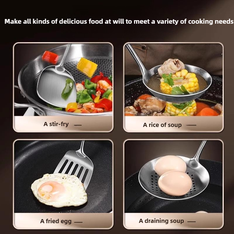 Espátula de aço inoxidável par - Hi Tech Kitchen Accessories avaliação e preço